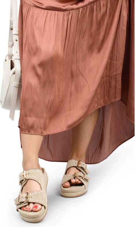 Haboob Elysee suède slippers beige