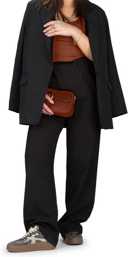 Haboob Grijze Lage Top Sneakers met Plateauzool - Foto 2