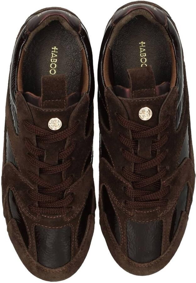 Haboob Sneakers laag ' AYLA Damen Sneaker' donkerbruin - Foto 3