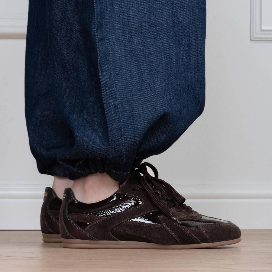 Haboob Sneakers laag ' AYLA Damen Sneaker' donkerbruin - Foto 2