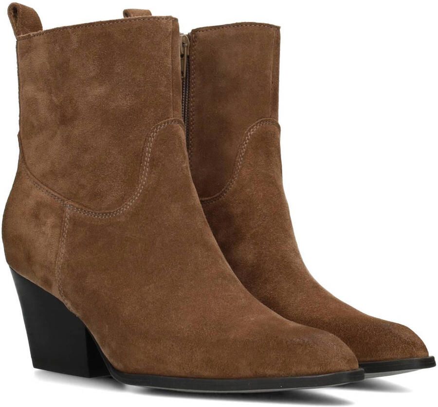 Haboob Louise Enkellaarsjes Enkelboots met rits Dames Taupe