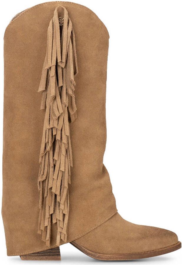 Haboob Joyce Laarzen Suède Dames Camel - Foto 6