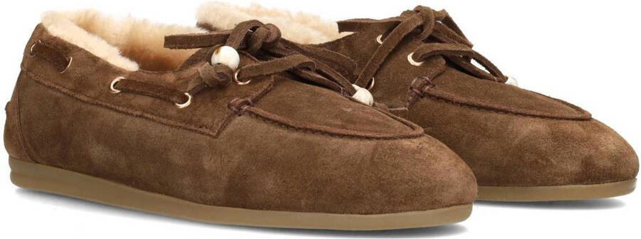 Haboob Vita gevoerde suède bootschoenen bruin - Foto 3