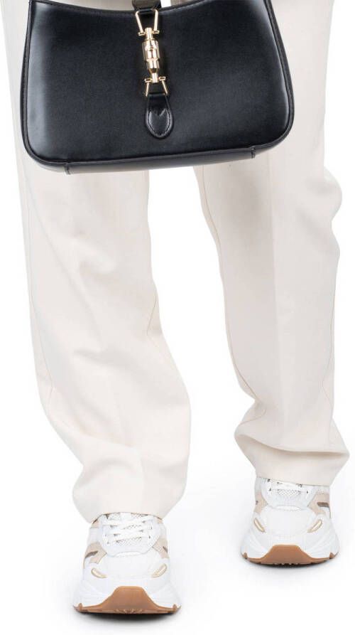Haboob Lptokio Sneakers Leren Sneaker Dames Wit