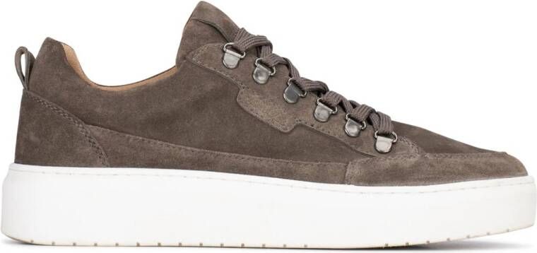 HABOOB Lage Sneakers Dames Lux Maat: 40 Materiaal: Nubuck Kleur: Bruin