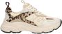Haboob Lptokio Sneakers Leren Sneaker Dames Beige - Thumbnail 1