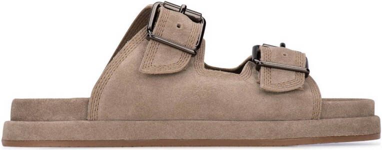 Haboob suède slippers taupe