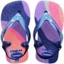 Havaianas Baby Palette Glow teenslippers paars Rubber 25 26 - Thumbnail 1