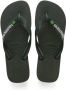 Havaianas Brasil Logo teenslippers groen Rubber 31 32 - Thumbnail 2