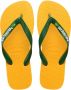 Havaianas Brasil Logo teenslippers geel groen Rubber 35 36 - Thumbnail 1