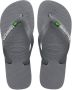 HAVAIANAS Teenslippers Brasil Logo Maat: 35 36 Materiaal: Rubber Kleur: Grijs - Thumbnail 2