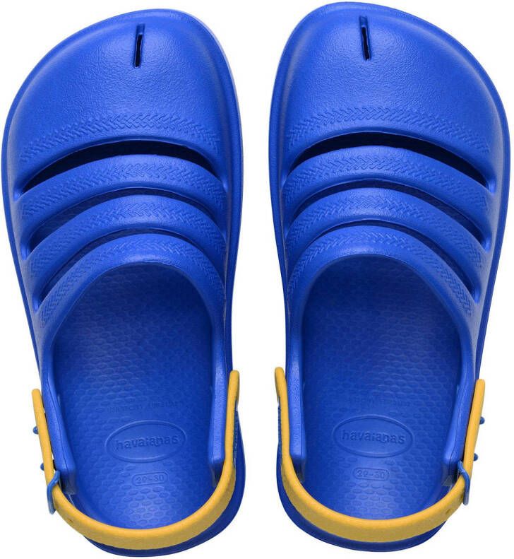 Havaianas clogs blauw geel