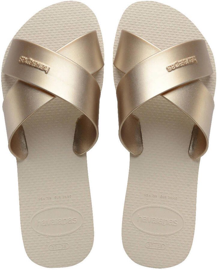 Havaianas HAV. AQUA METALLIC BEIGE Dames Slippers beige