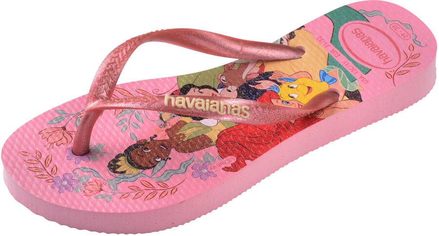 Havaianas Kids Slim Princess teenslippers roze - Foto 2