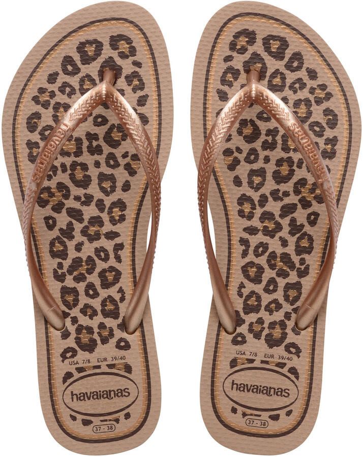 Havaianas HAV. SLIM ANIMALS ROSE Goud ROSE Goud Dames Slippers rose Goud rose Goud