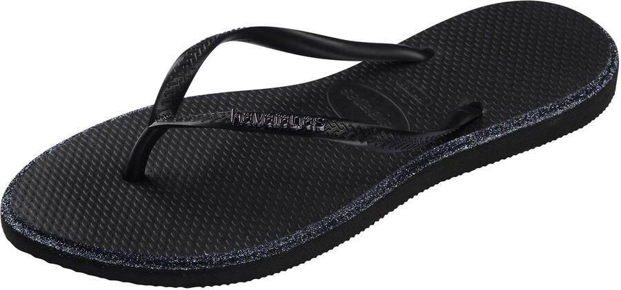 Havaianas HAV. SLIM POINT GLITTER Donkerbruin Goud Dames Slippers Donkerbruin Goud - Foto 5