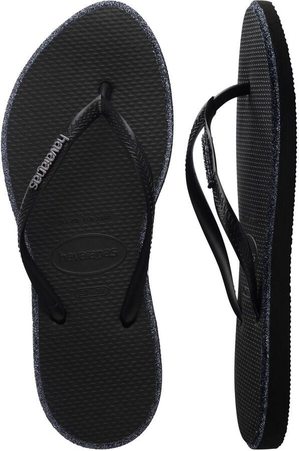 Havaianas HAV. SLIM POINT GLITTER Donkerbruin Goud Dames Slippers Donkerbruin Goud - Foto 3