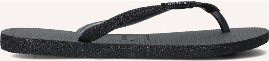 HAVAIANAS Teenslippers Dames Slim Sparkle Ii 35 36 Rubber Zwart - Foto 3