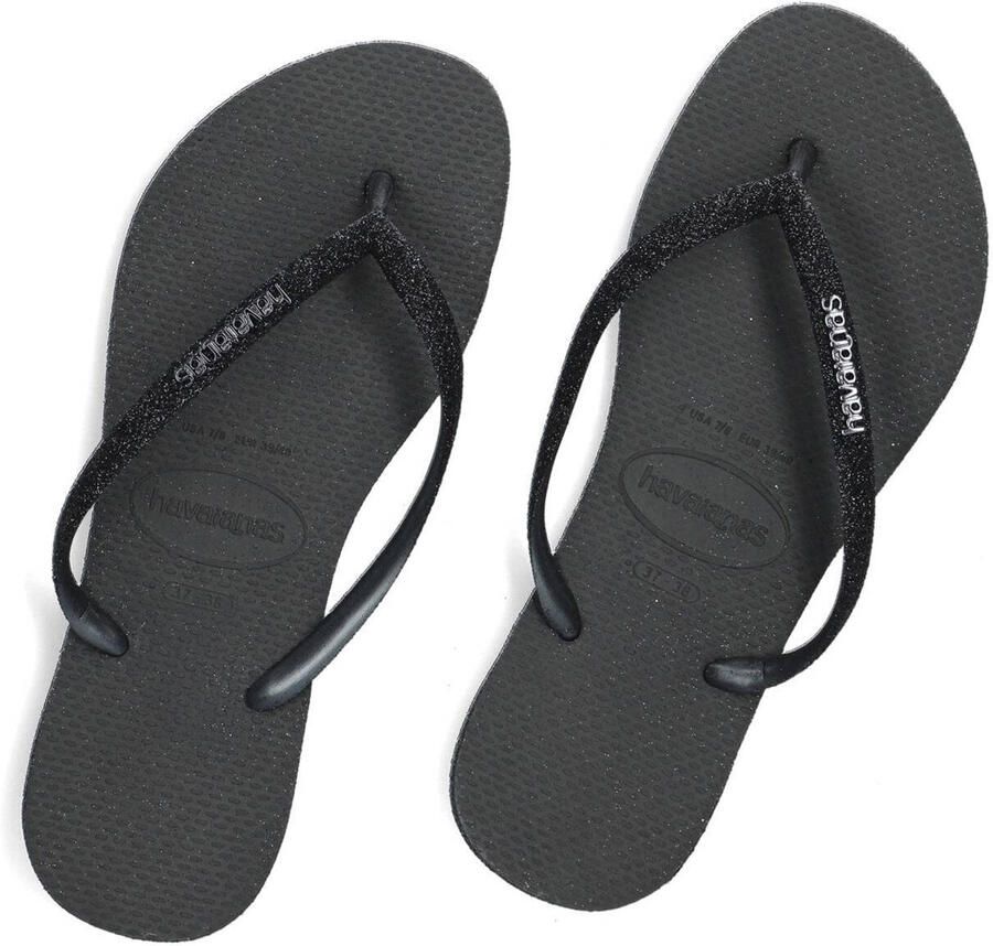 HAVAIANAS Teenslippers Dames Slim Sparkle Ii Rubber Zwart - Foto 2