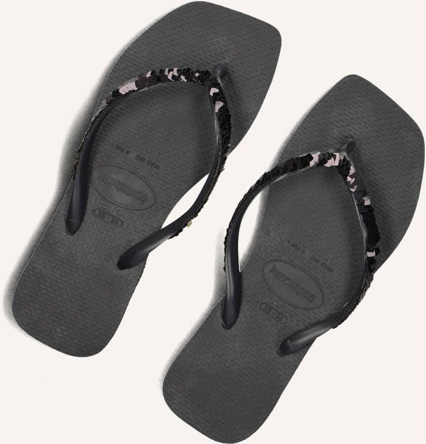 Havaianas Slippers Teenslippers Dames Square Zwart - Foto 2