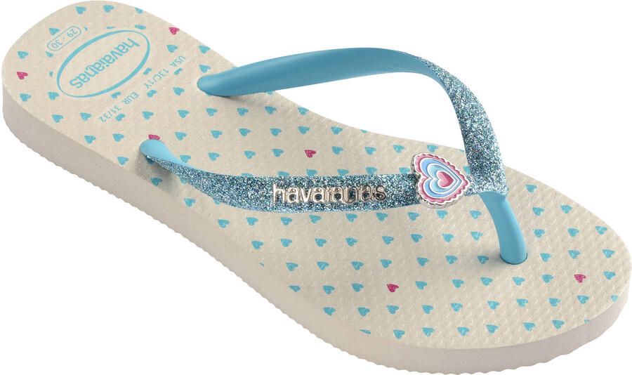 Havaianas HAV. KIDS SLIM GLITTER II BEIGE Meisjes Slippers beige