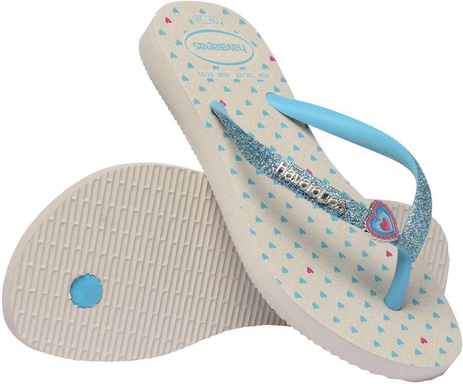 Havaianas HAV. KIDS SLIM GLITTER II BEIGE Meisjes Slippers beige - Foto 2
