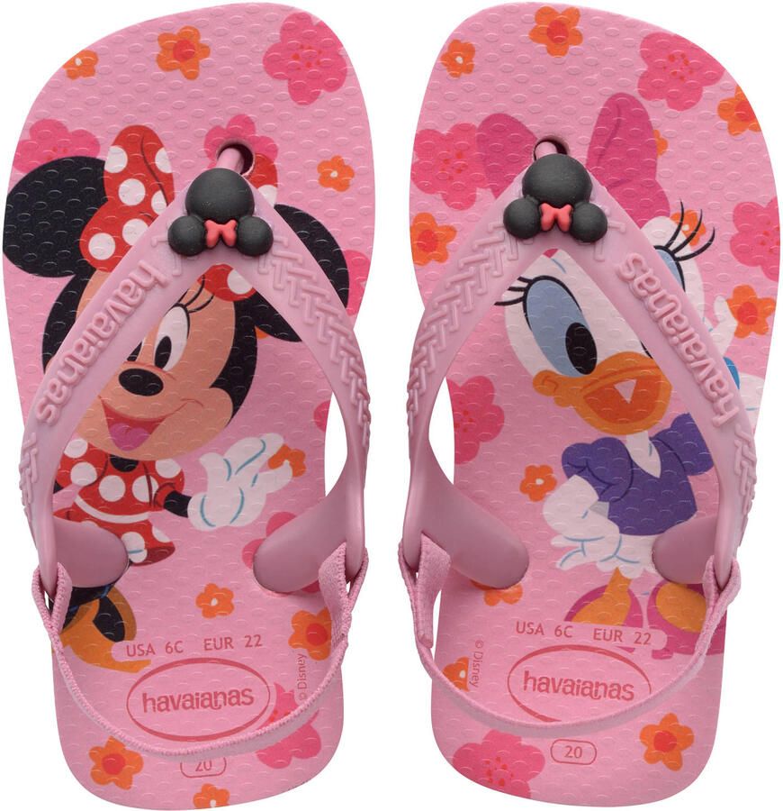 Havaianas teenslippers met hielbandje roze