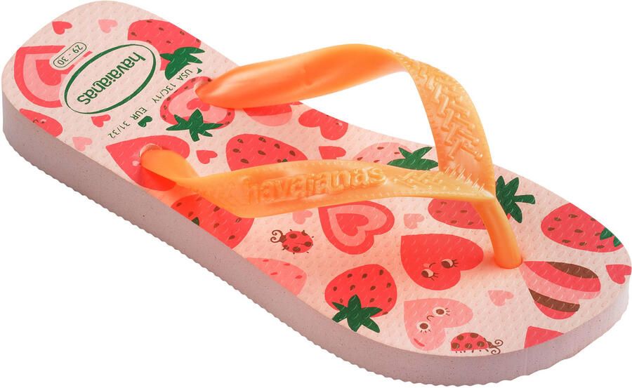 Havaianas HAV. KIDS FLORES Roze CONFETI Meisjes Slippers Roze confetti - Foto 2