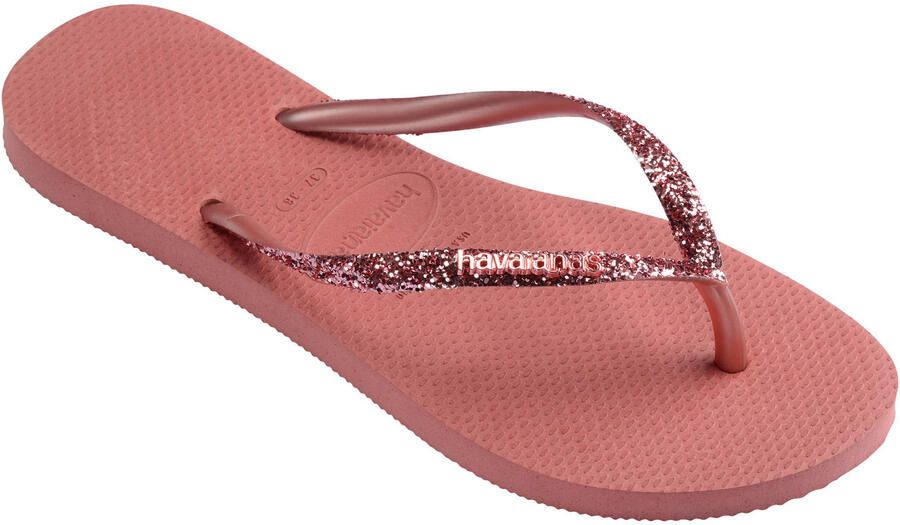 Havaianas Slim Glitter II-slippers voor kinderen (zomaar aan te trekken) - Foto 2