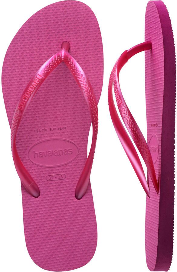 Havaianas HAV. SLIM METALLIC Roze GUM Dames Slippers Roze gum