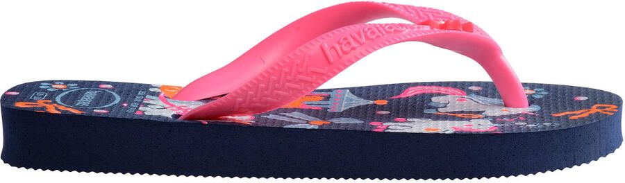 Havaianas HAV. KIDS FANTASY NAVY Blauw Roze Meisjes Slippers navy Blauw Roze - Foto 2