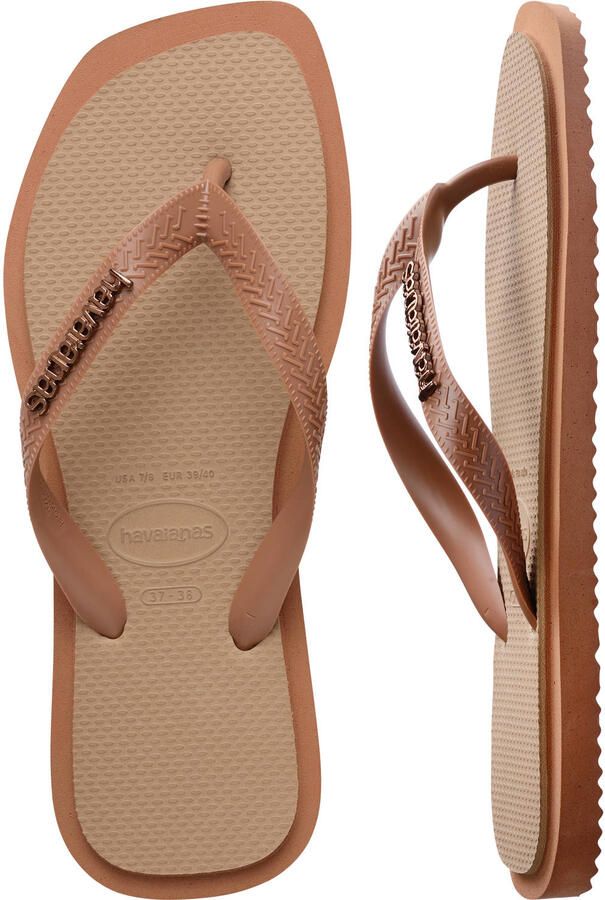 Havaianas Square Fusion Flip Flops Dames Goud- Dames Goud - Foto 2