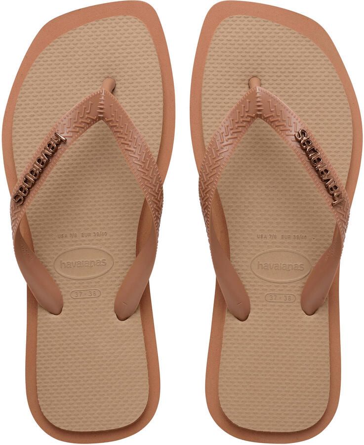 Havaianas Square Fusion Flip Flops Dames Goud- Dames Goud