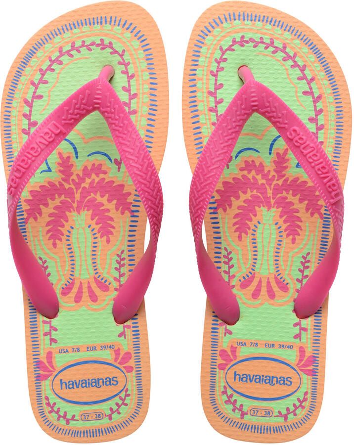 Havaianas Top Summer Vibes Slippers en Sandalen Dames Roze Plastic