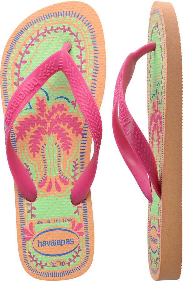Havaianas Top Summer Vibes Slippers en Sandalen Dames Roze Plastic - Foto 2