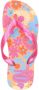 Havaianas Kids Flores teenslippers roze geel - Thumbnail 1
