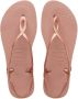 Havaianas Kids Luna sandalen rosé Meisjes Rubber Effen 35 36 - Thumbnail 2
