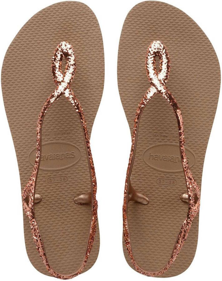 Havaianas Luna Premium II sandalen goud