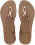 HAVAIANAS Teenslippers Dames Luna Premium Ii Maat: 39 Materiaal: Rubber Kleur: Roze - Thumbnail 2