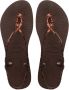 HAVAIANAS Teenslippers Dames Luna Premium Ii Maat: 39 Materiaal: Rubber Kleur: Bruin - Thumbnail 2