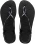 HAVAIANAS Teenslippers Dames Luna Maat: 37 Materiaal: Rubber Kleur: Zwart - Thumbnail 2