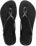 HAVAIANAS Teenslippers Dames Luna Maat: 39 Materiaal: Rubber Kleur: Zwart - Thumbnail 2