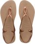 HAVAIANAS Teenslippers Dames Luna Maat: 41 Materiaal: Rubber Kleur: Brons - Thumbnail 2