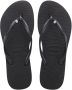 Havaianas Slim Crystal Sw II teenslippers met siersteen zwart - Thumbnail 2