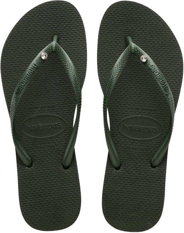 Havaianas SLIM CRYSAINTAL SW II Groen Dames Slippers