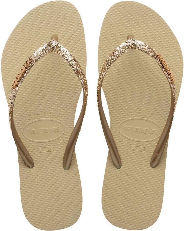 Havaianas Teenslippers SLIM GLITTER 2 zomerschoen slippers poolslides met glanzende details - Foto 5