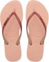 Havaianas Slim Glitter Flip Flops Dames Pink- Dames Pink - Thumbnail 10