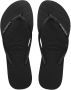 HAVAIANAS Teenslippers Dames Slim Glitter Ii Maat: 39 40 Materiaal: Rubber Kleur: Zwart - Thumbnail 2