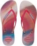 Havaianas Dames Slim Metallic Rainbow Pink Lemonade MULTICOLOR - Thumbnail 1