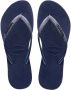 Havaianas Slim Sparkle II teenslippers met glitters donkerblauw Dames Rubber 35-36 - Thumbnail 2